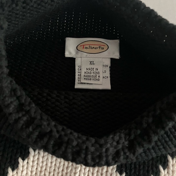 Talbots Funnel Neck Sweater - Picture 4 of 6